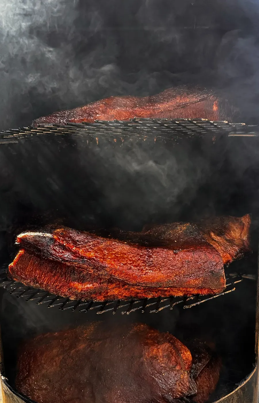 Fall-off-the-bone ribs with signature BBQ sauce