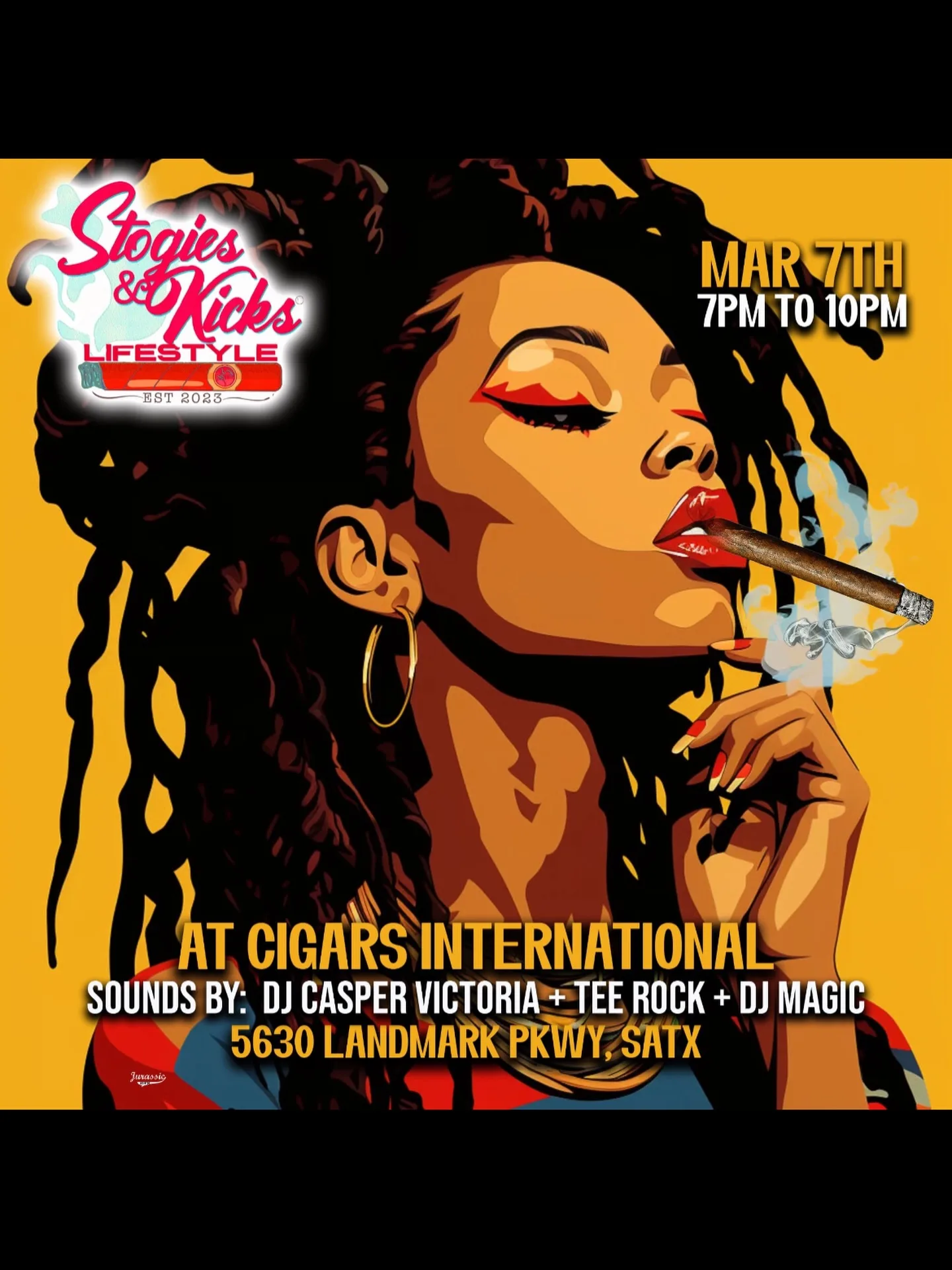 Stogies and Kicks marketing poster